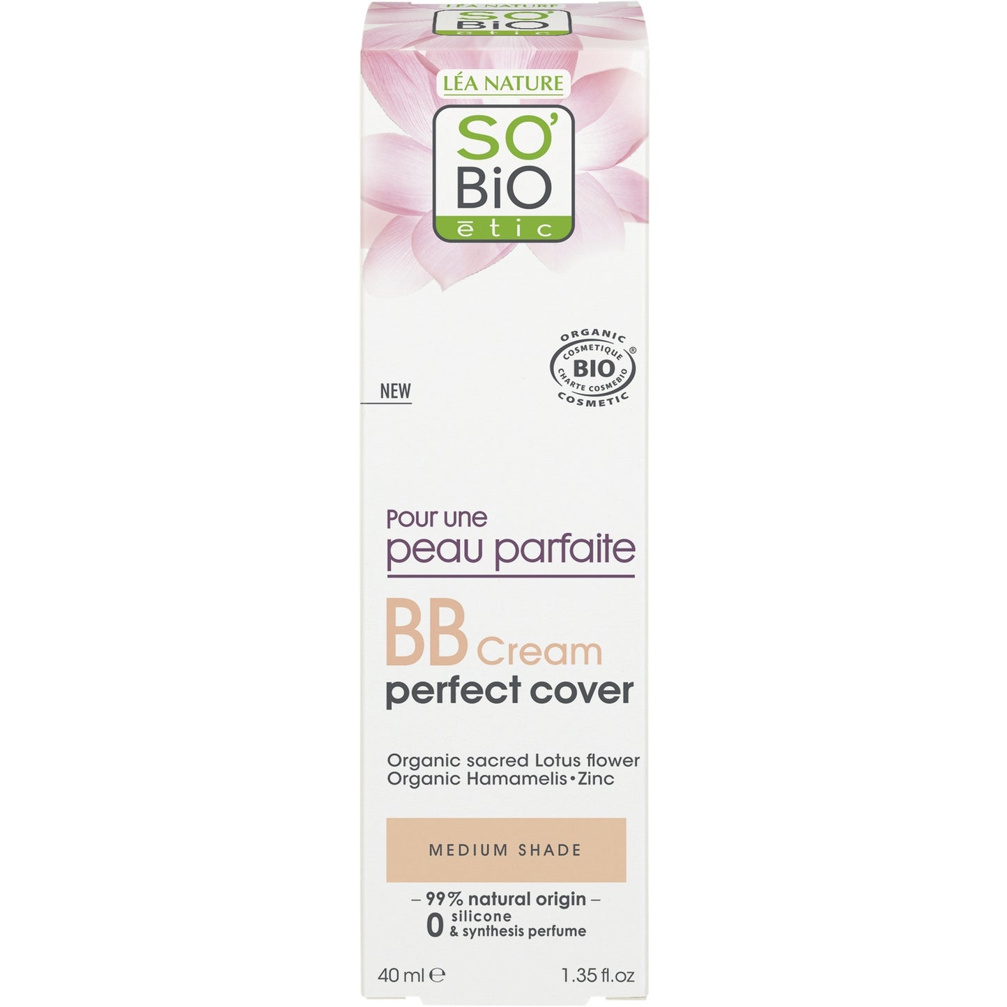 Bb Crème Perfectrice Teinte Medium Bio SO'BIO ETIC