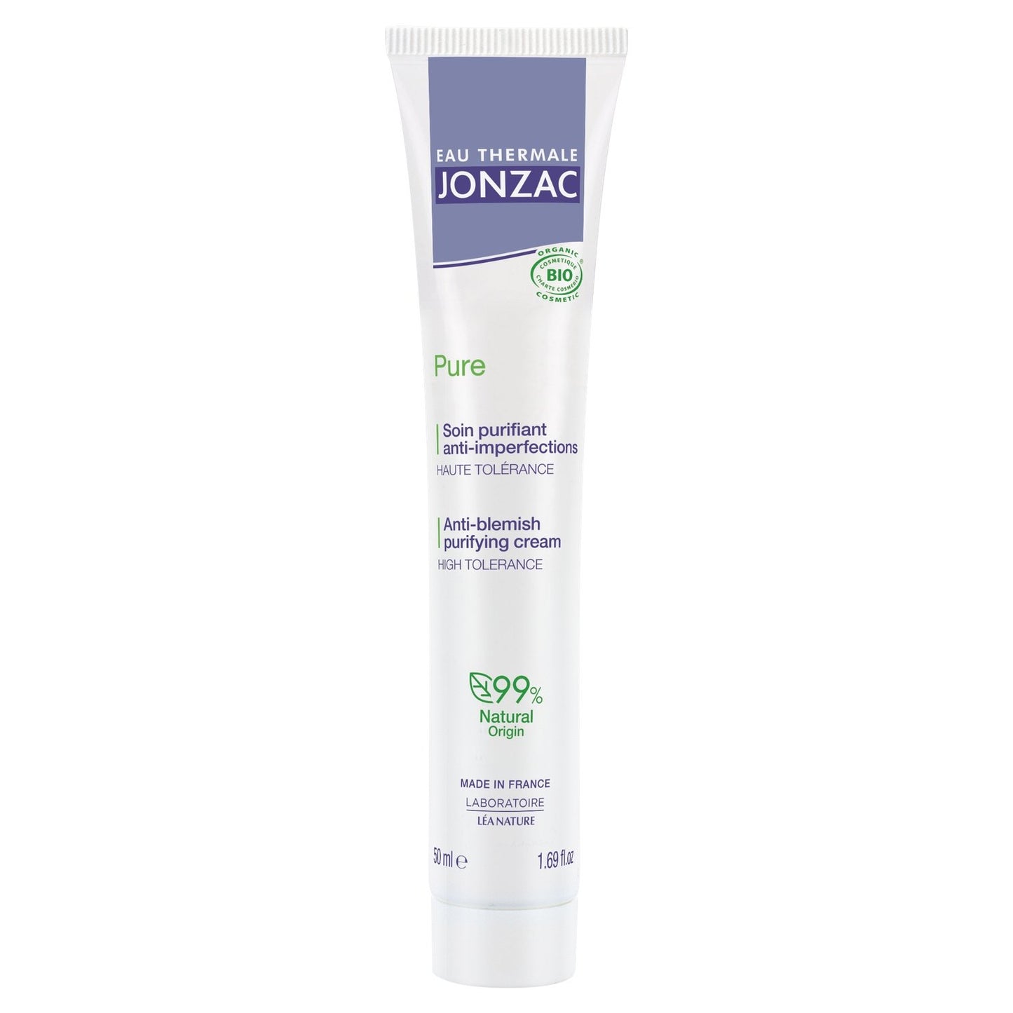 Soin Purifiant Anti-Imperfection Eau Thermale Jonzac Bio LEA NATURE le tube de 50mL