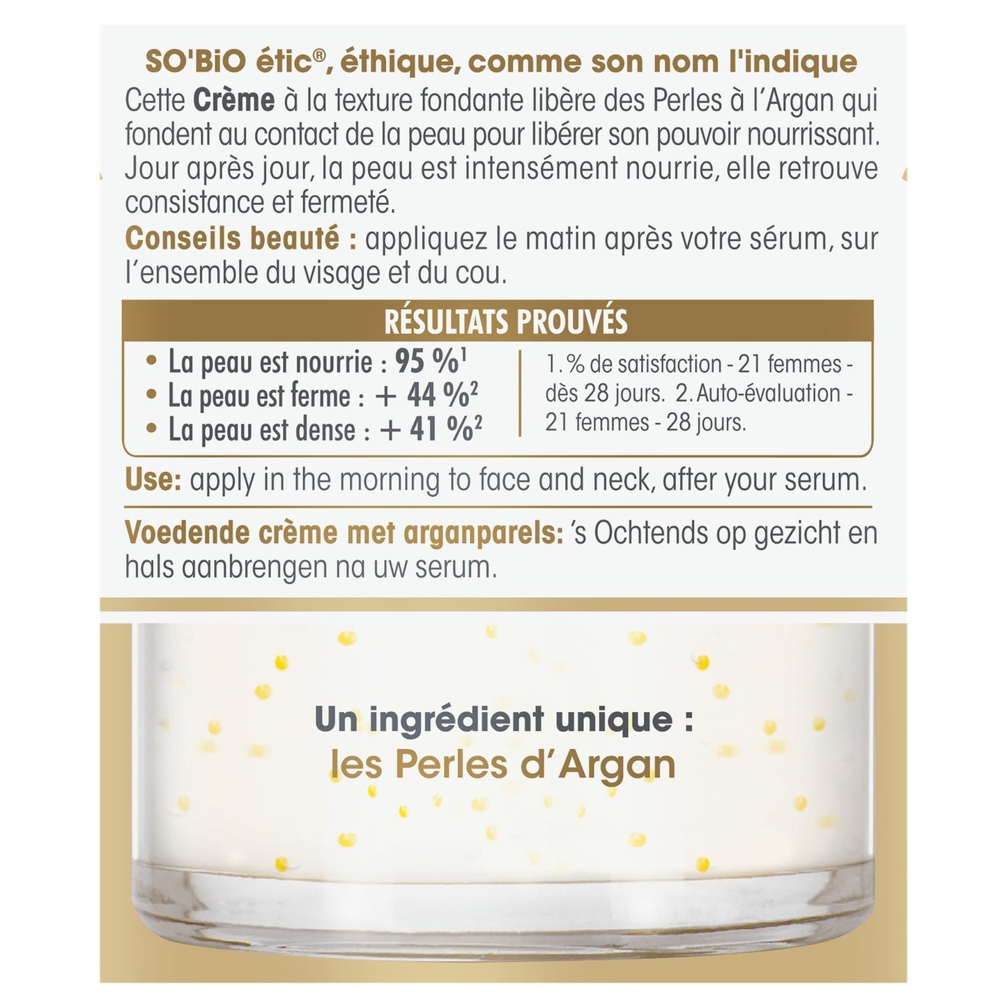 Nährcreme für reife Haut Precious Day Bio-Argan SO'BIO ETIC