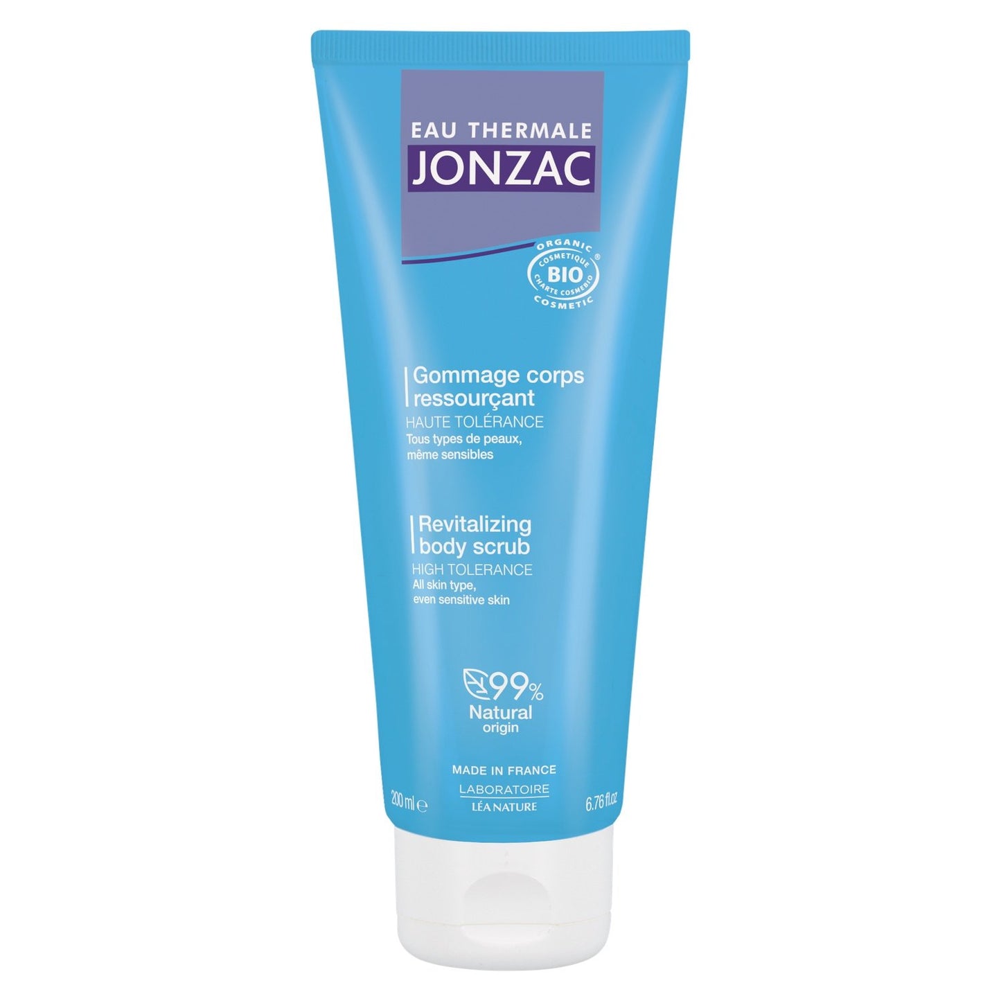 Gommage Corps Adoucit et Exfolie en Douceur Bio EAU THERMALE JONZAC le tube de 200mL