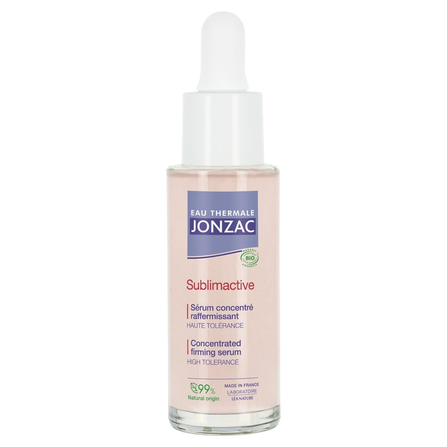 Sérum Visage Anti-Rides Fermeté Alque Rouge Bio Peau Sensibles Sublimactive EAU THERMALE JONZAC le flacon de 30mL