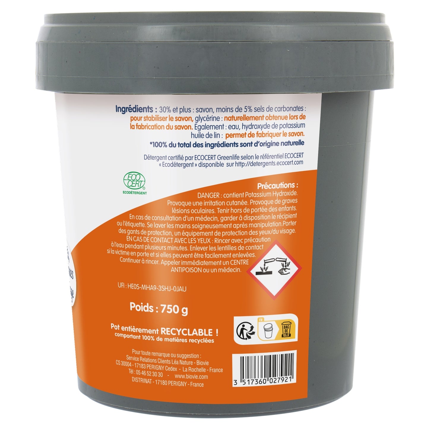 Nettoyant Ménager Multi-Usage Dégraissant Ecologique BIOVIE
