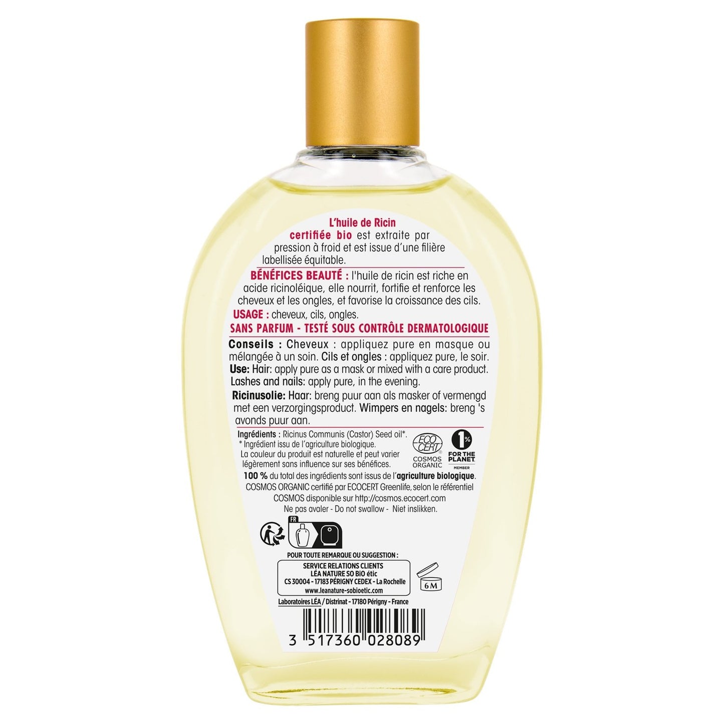 So'bio Etic Vegetable Oil Strengthens Hair and Nails SO BIO ETIC