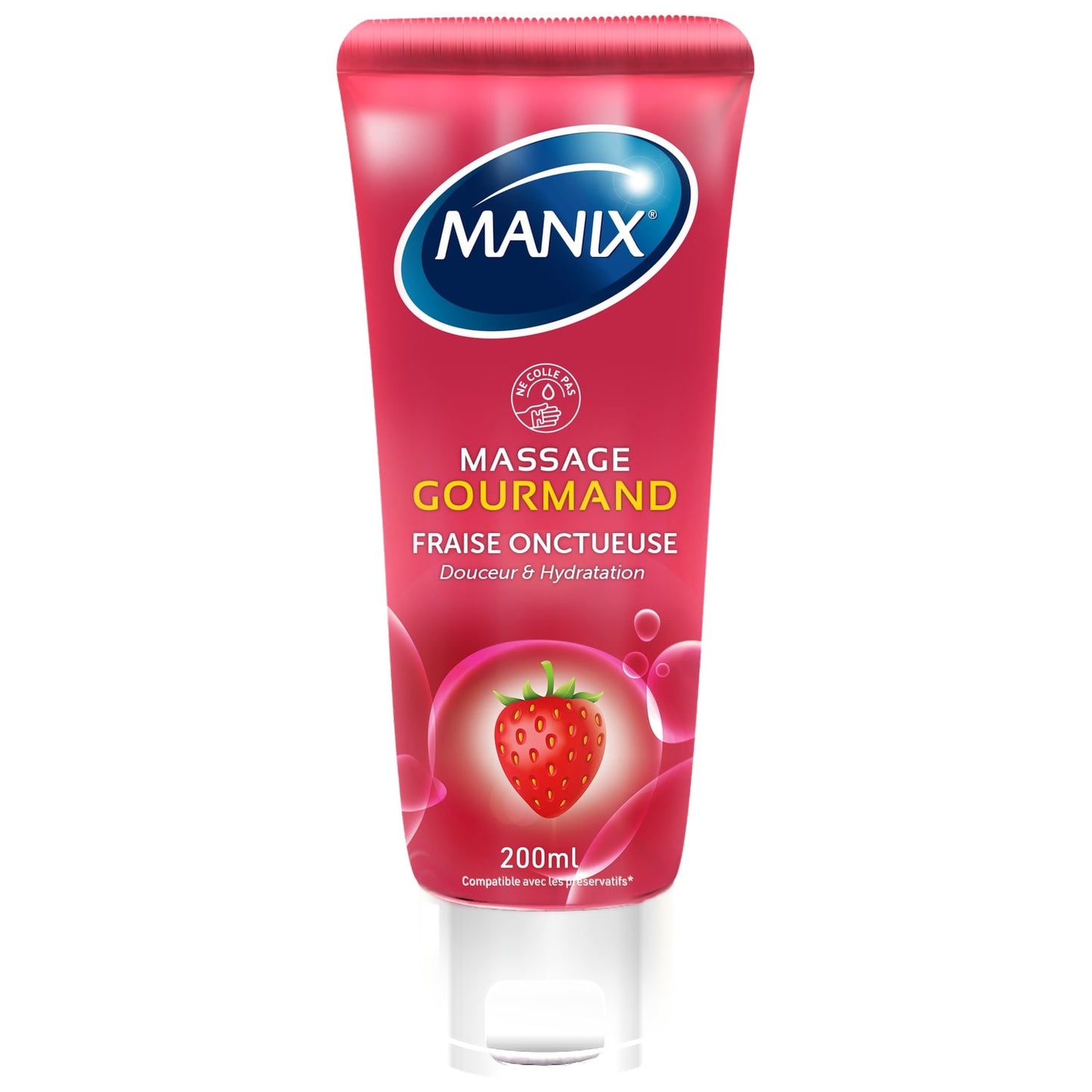 Gel Corps Gourmand Fraise Comestible MANIX