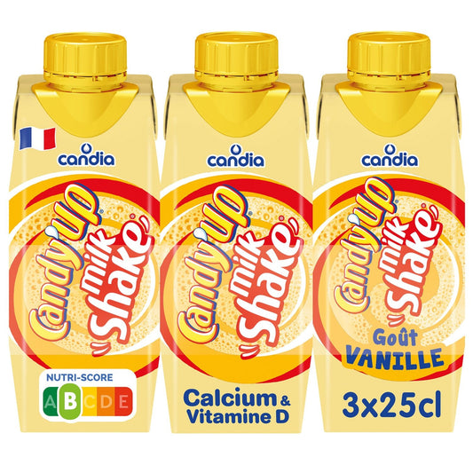 Boisson Lactée Milkshake Goût Vanille CANDY'UP