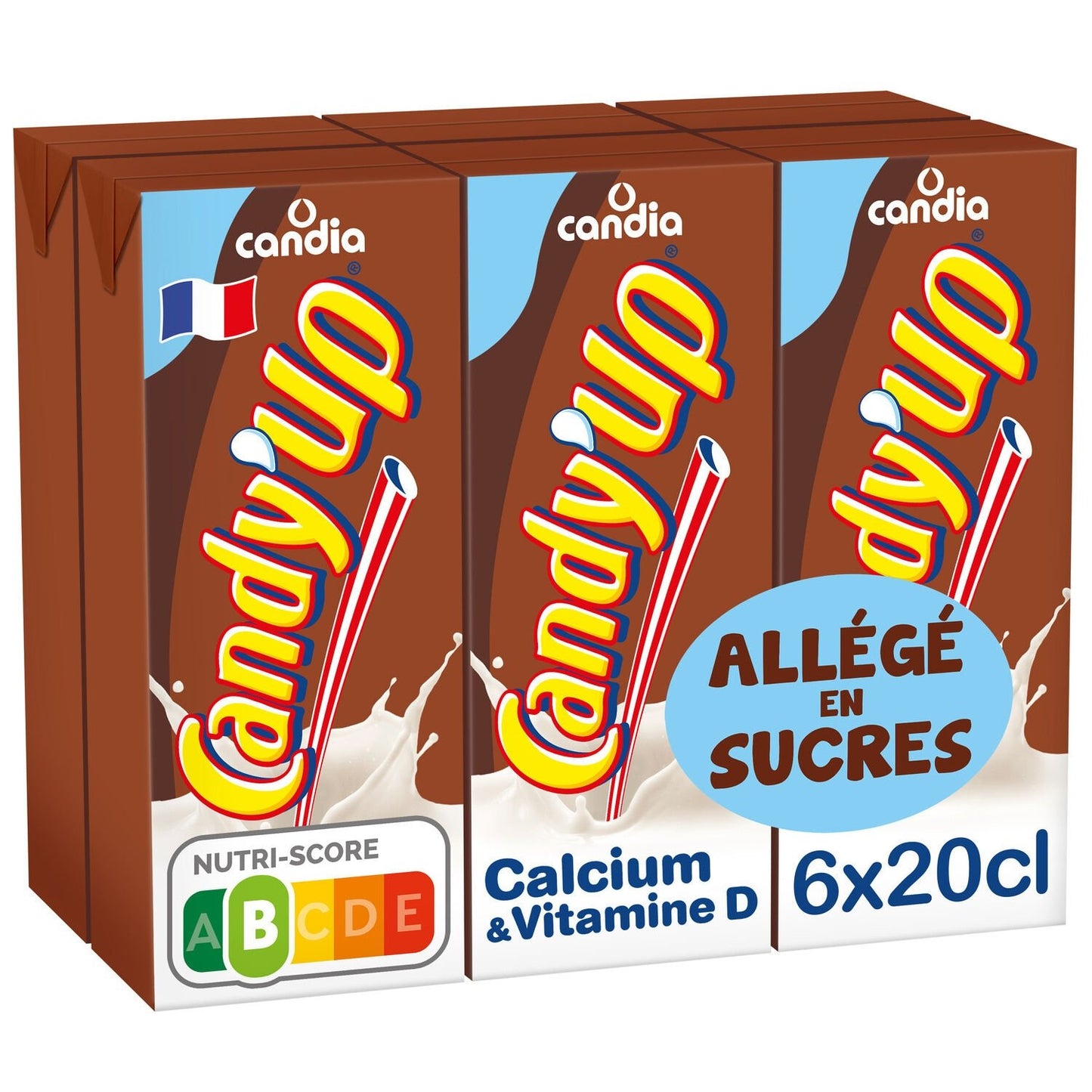 CANDIA Candy'up Low Sugar Chocolate Milk Drink