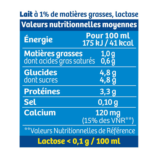Lait Sans Lactose CANDIA