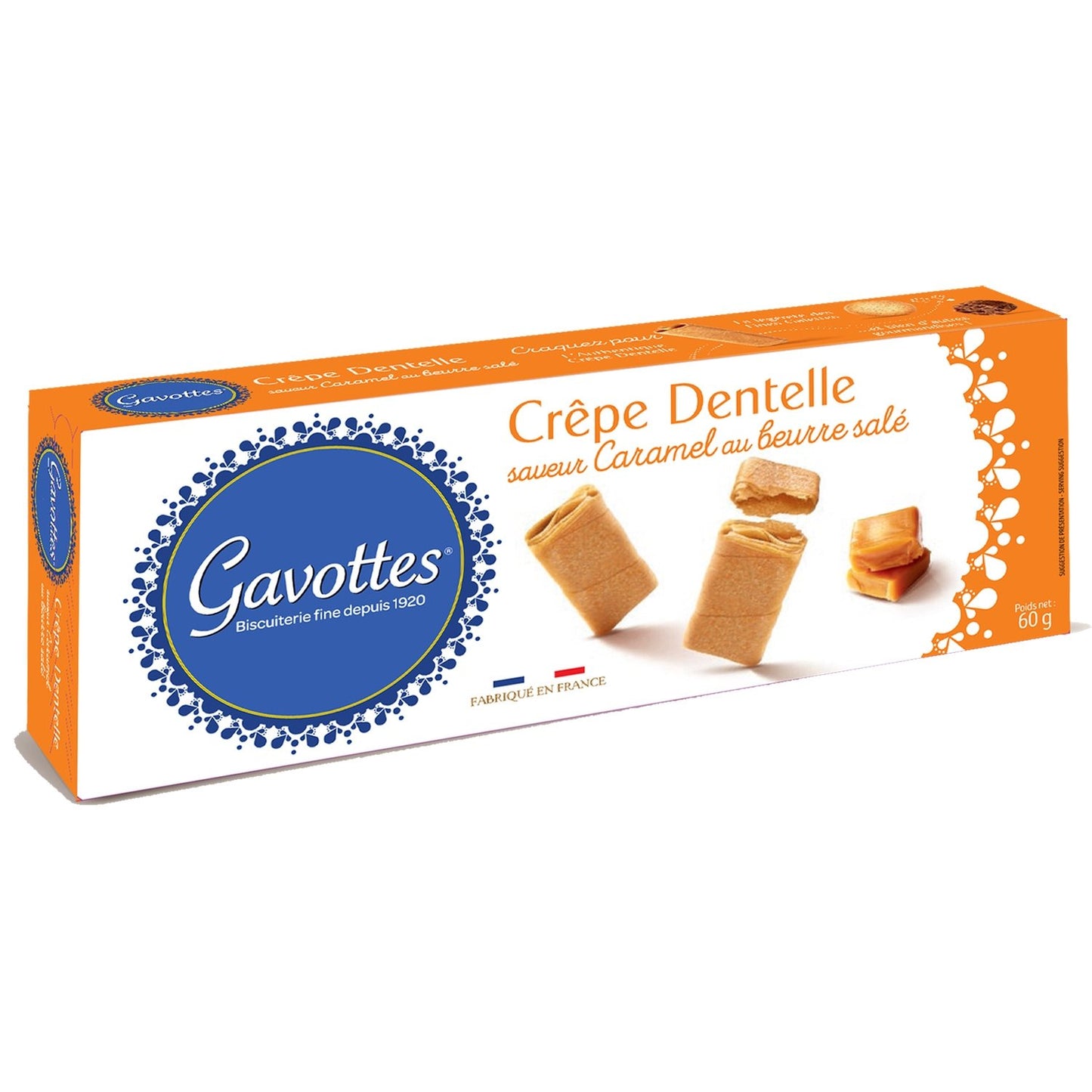 GAVOTTES Caramel Lace Crepe Biscuits