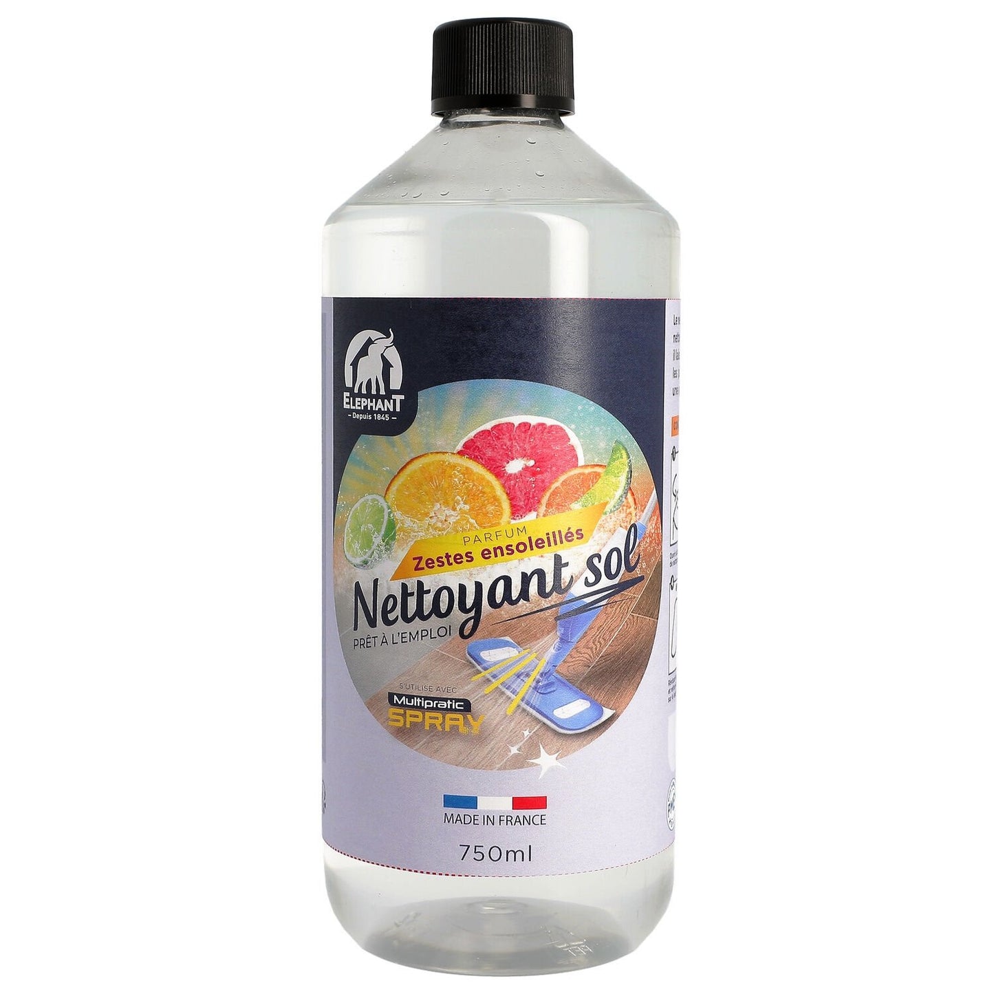 Bouteille Spray Nettoyant Sol Multipratic ELEPHANT