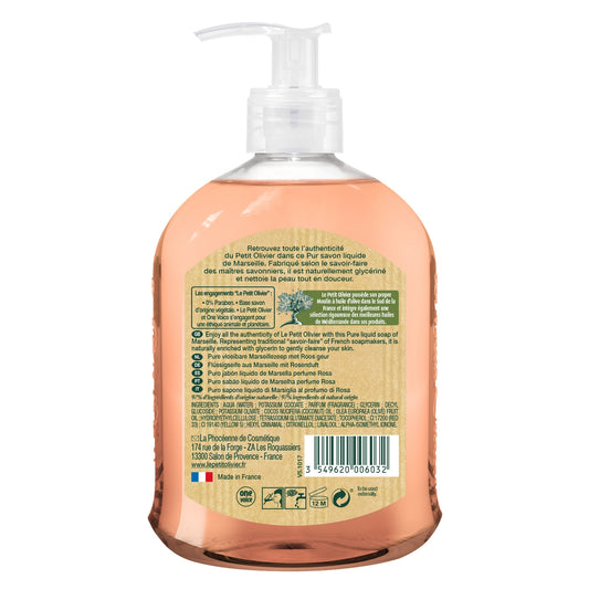 LE PETIT OLIVIER Rose Scented Liquid Soap