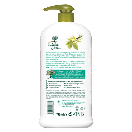 LE PETIT OLIVIER Extra Gentle Almond Milk Shower Cream