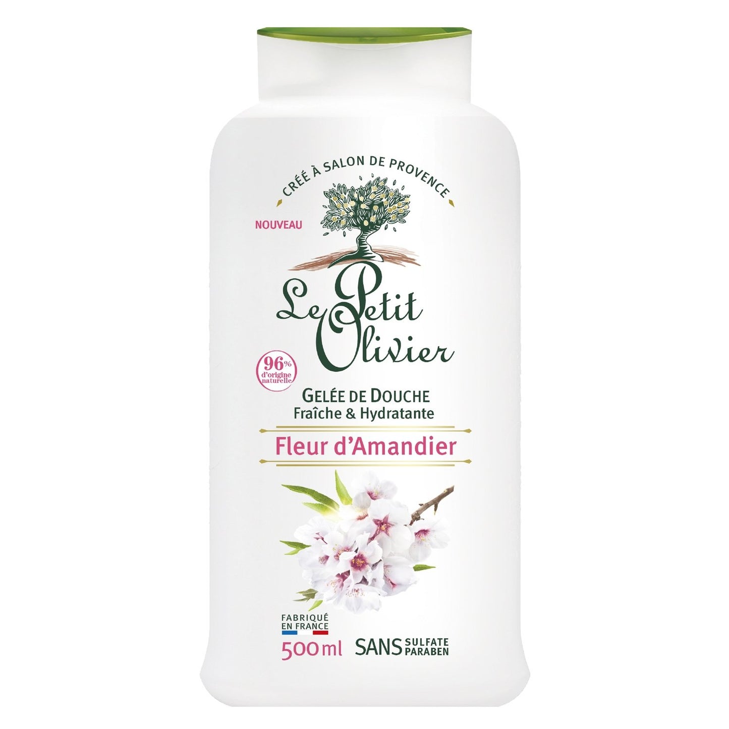 Gel Douche Hydratant Fleurs d'Amandier LE PETIT OLIVIER