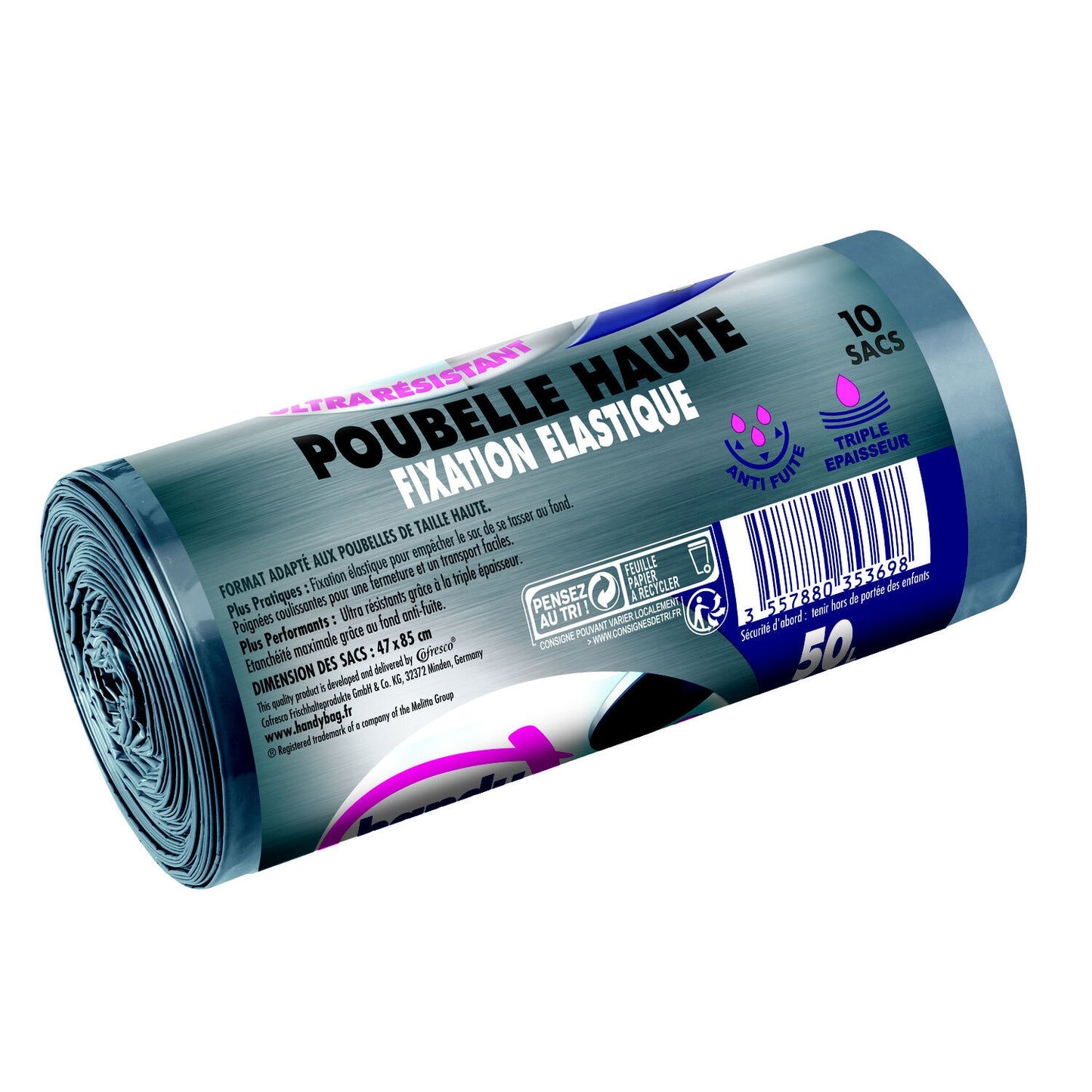 Sac Poubelle Haute 50L HANDY BAG