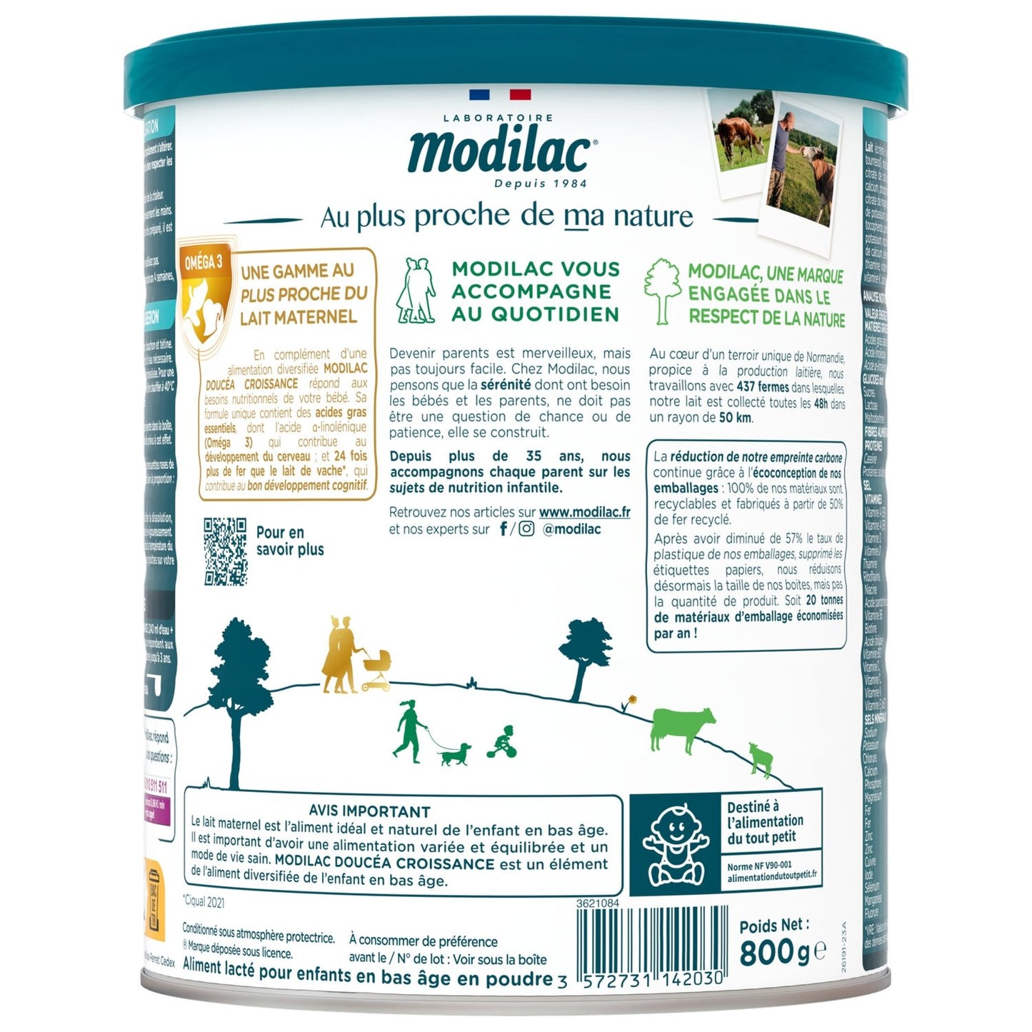 Doucéa MODILAC Growth Powder Baby Milk