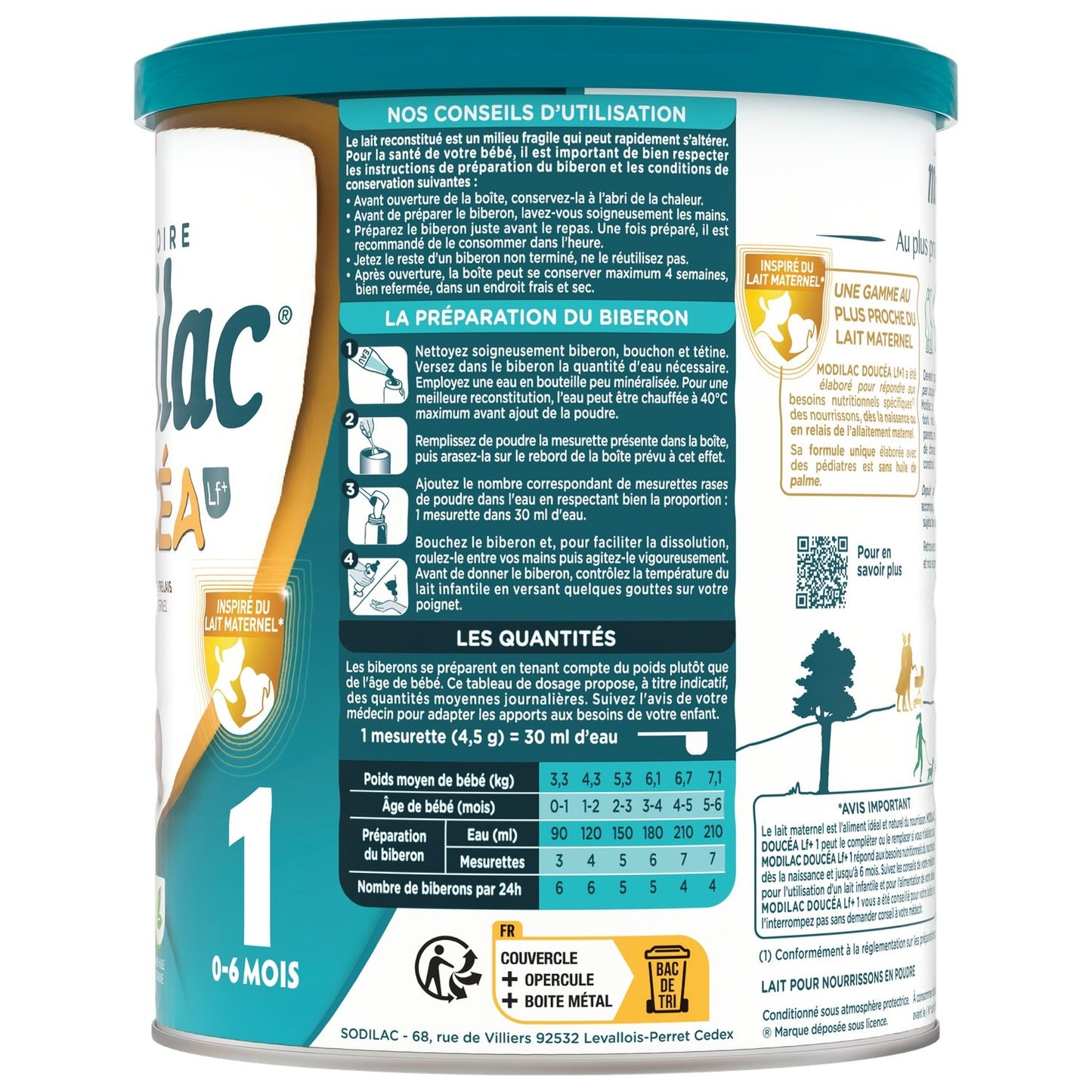 Doucéa MODILAC 1st Age Powdered Baby Milk