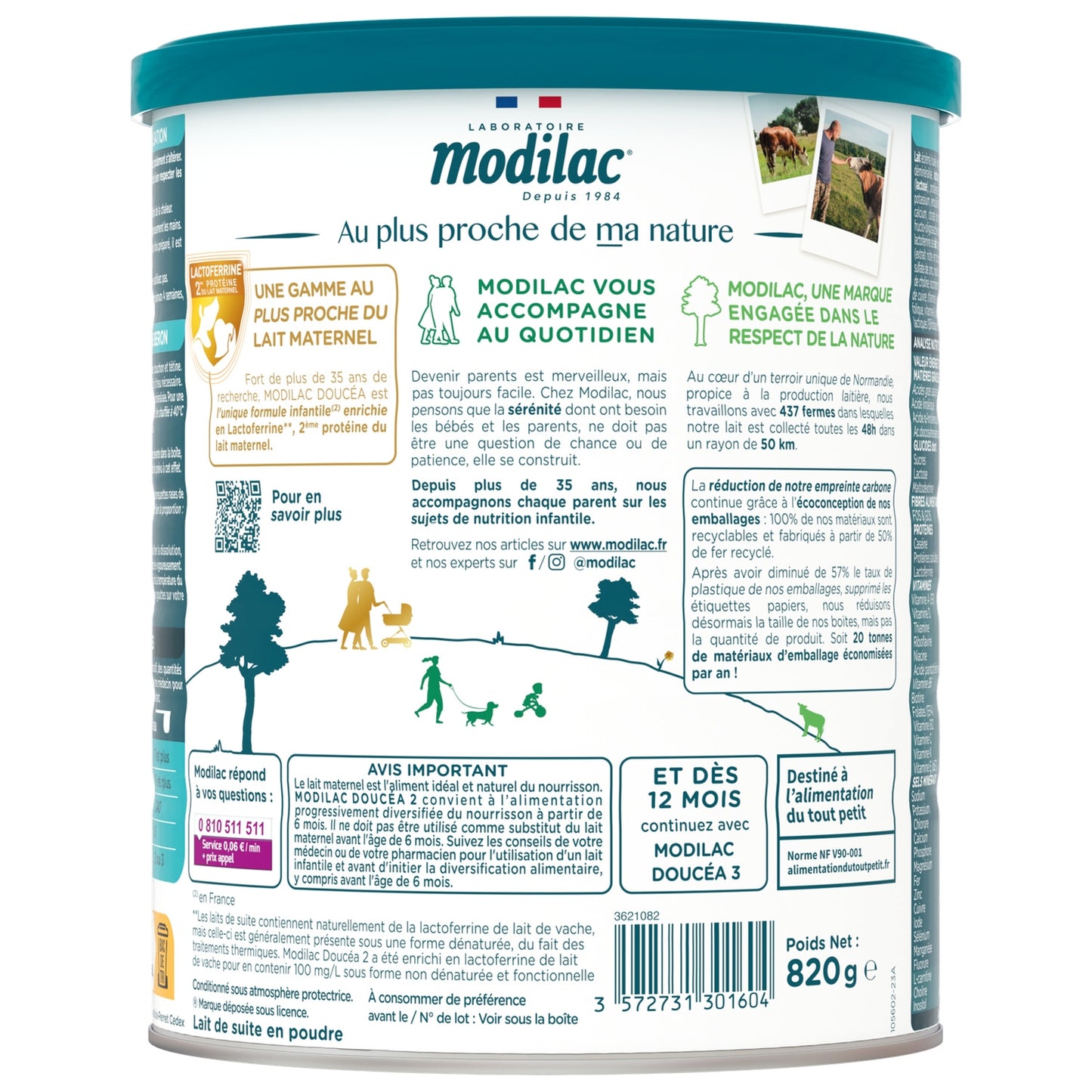Doucéa MODILAC 2nd Age Powdered Baby Milk
