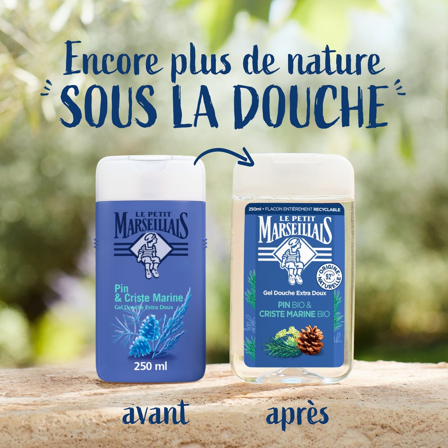 Gel Douche Pin & Criste Marine LE PETIT MARSEILLAIS