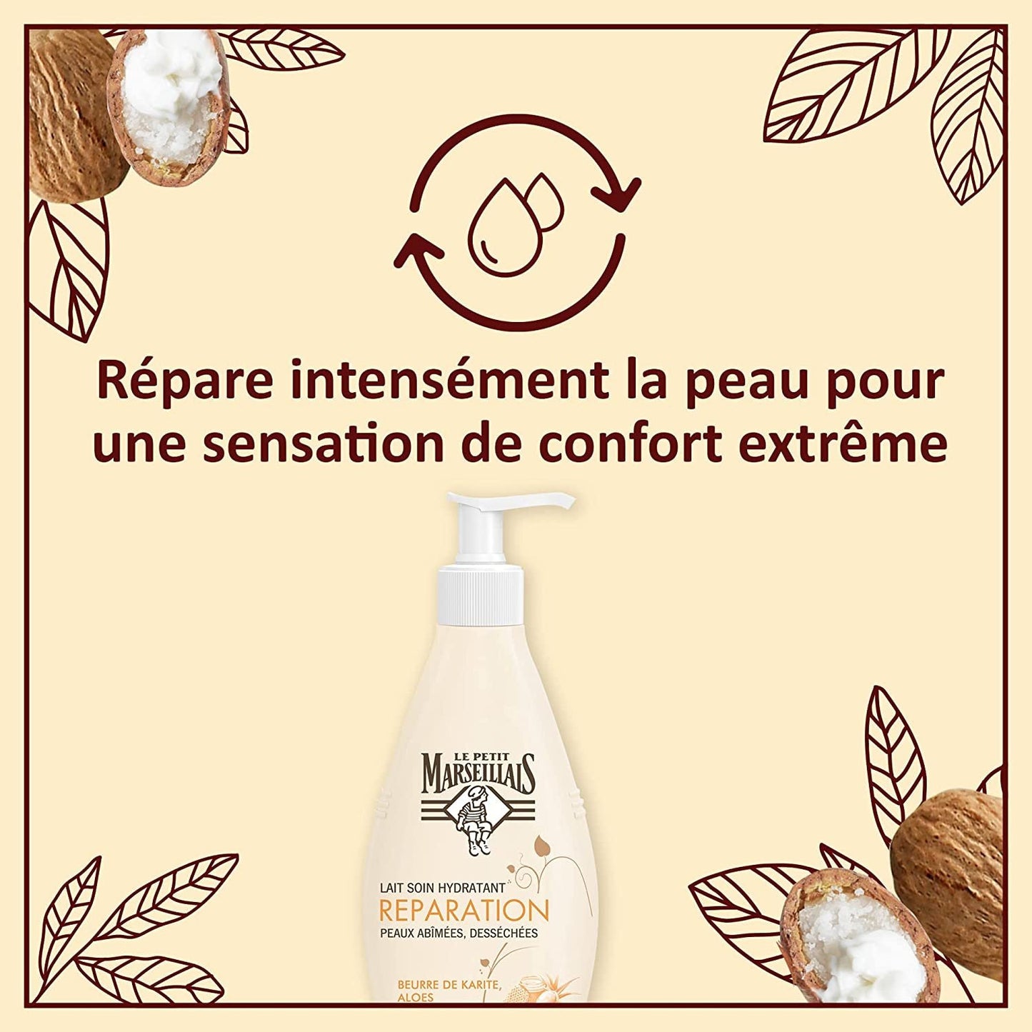 LE PETIT MARSEILLAIS Shea/Aloe/Beeswax Moisturizing Milk