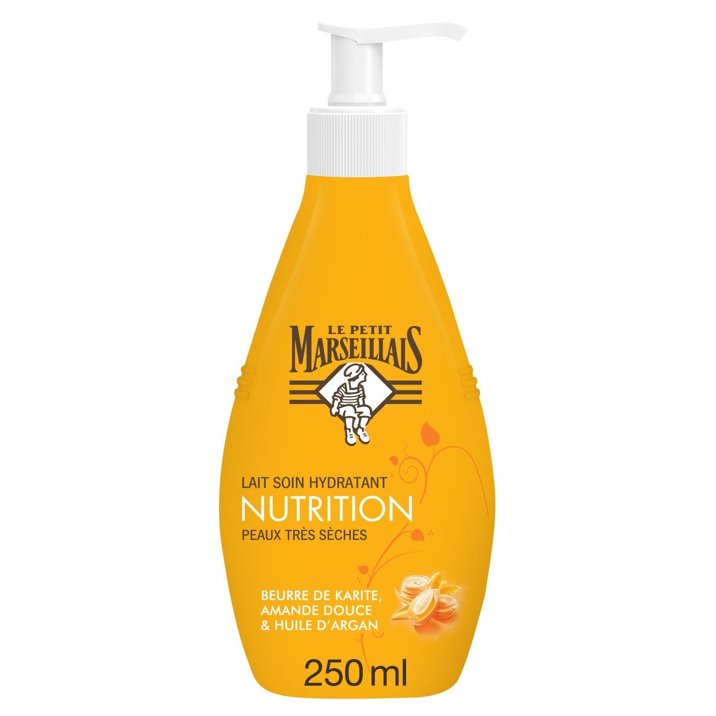 Moisturizing Lotion with Shea Butter, Sweet Almond & Argan Oil for Very Dry Skin LE PETIT MARSEILLAIS