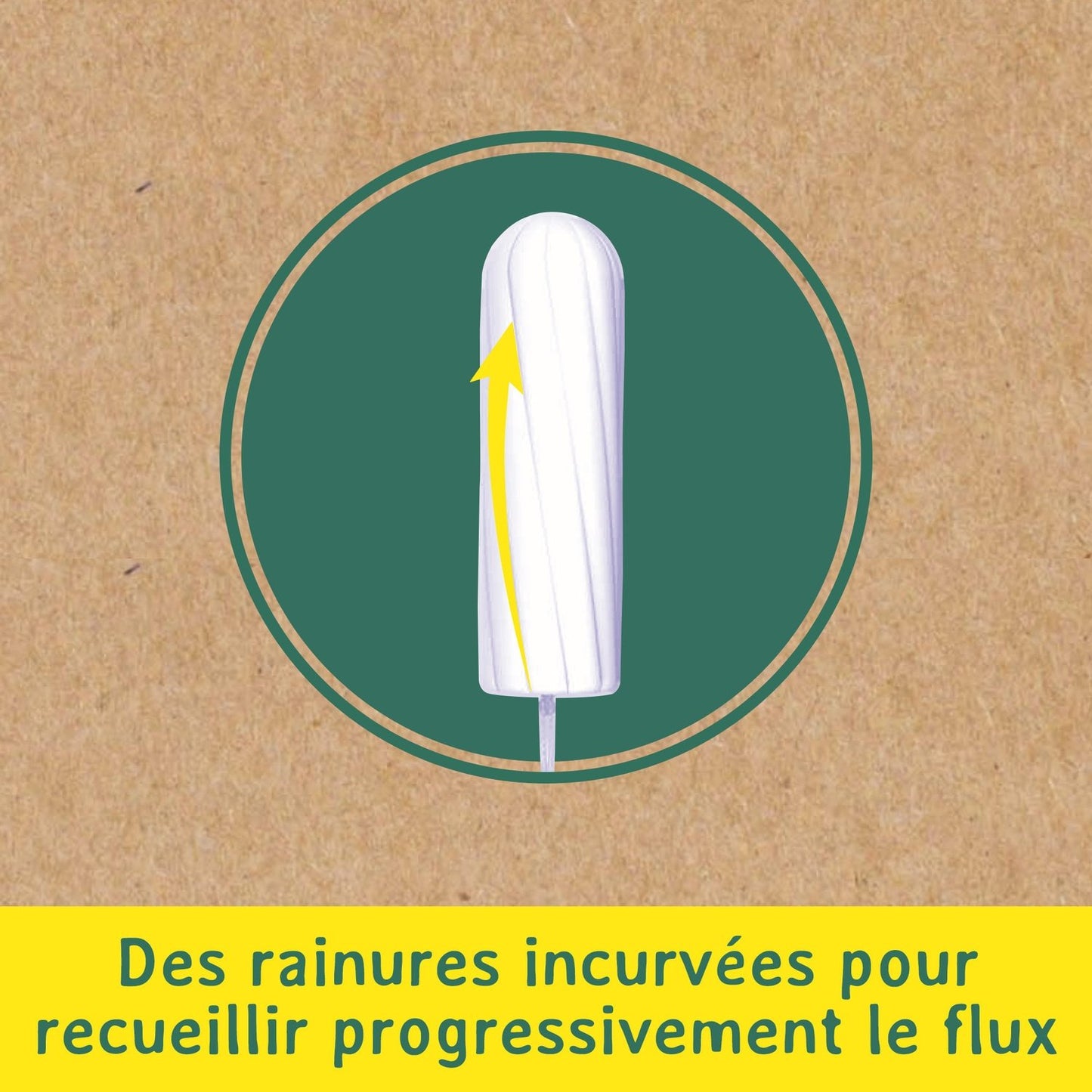 Tampons Sans Applicateur Normal 100% Coton Bio NETT