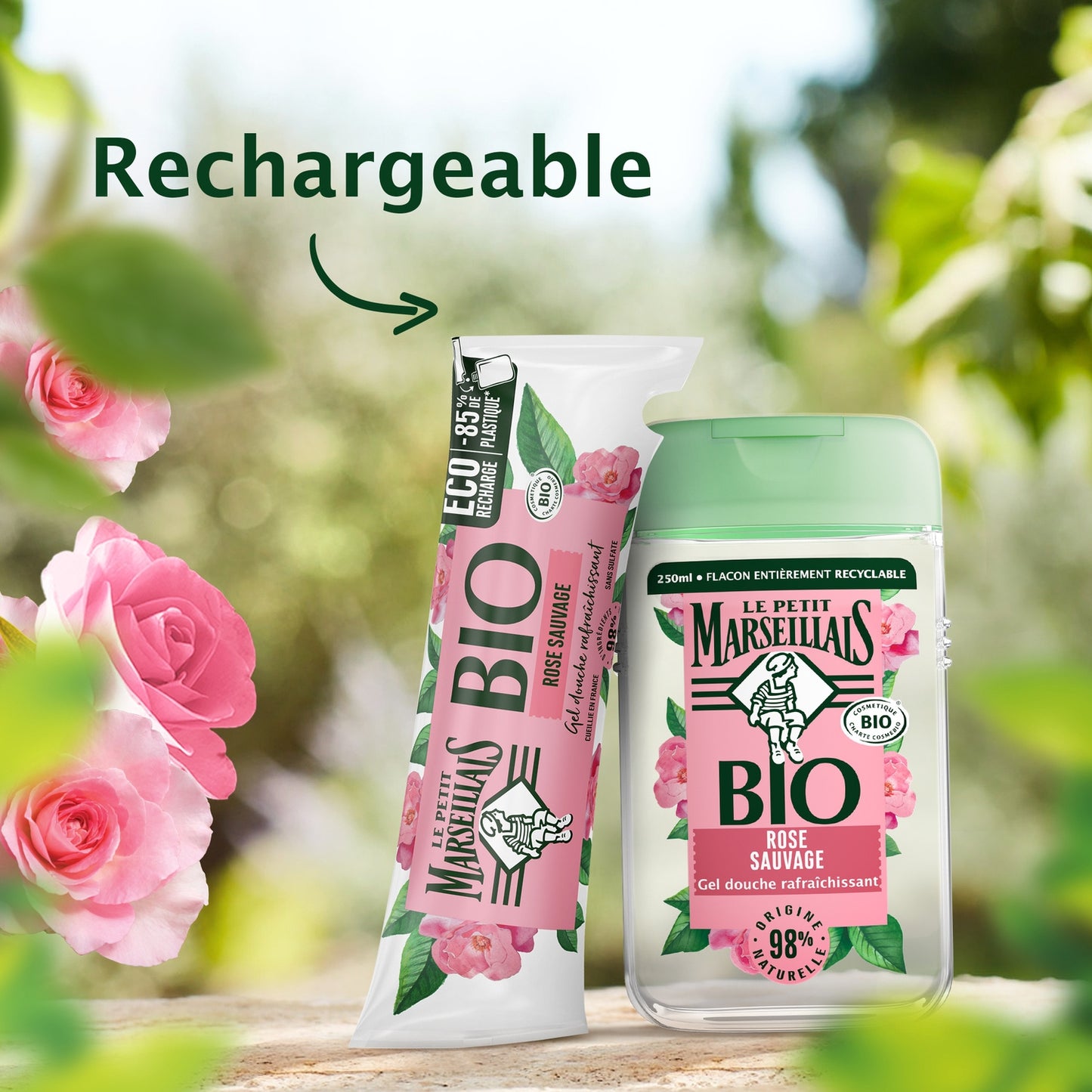 Erfrischendes Duschgel Bio-Wildrose LE PETIT MARSEILLAIS