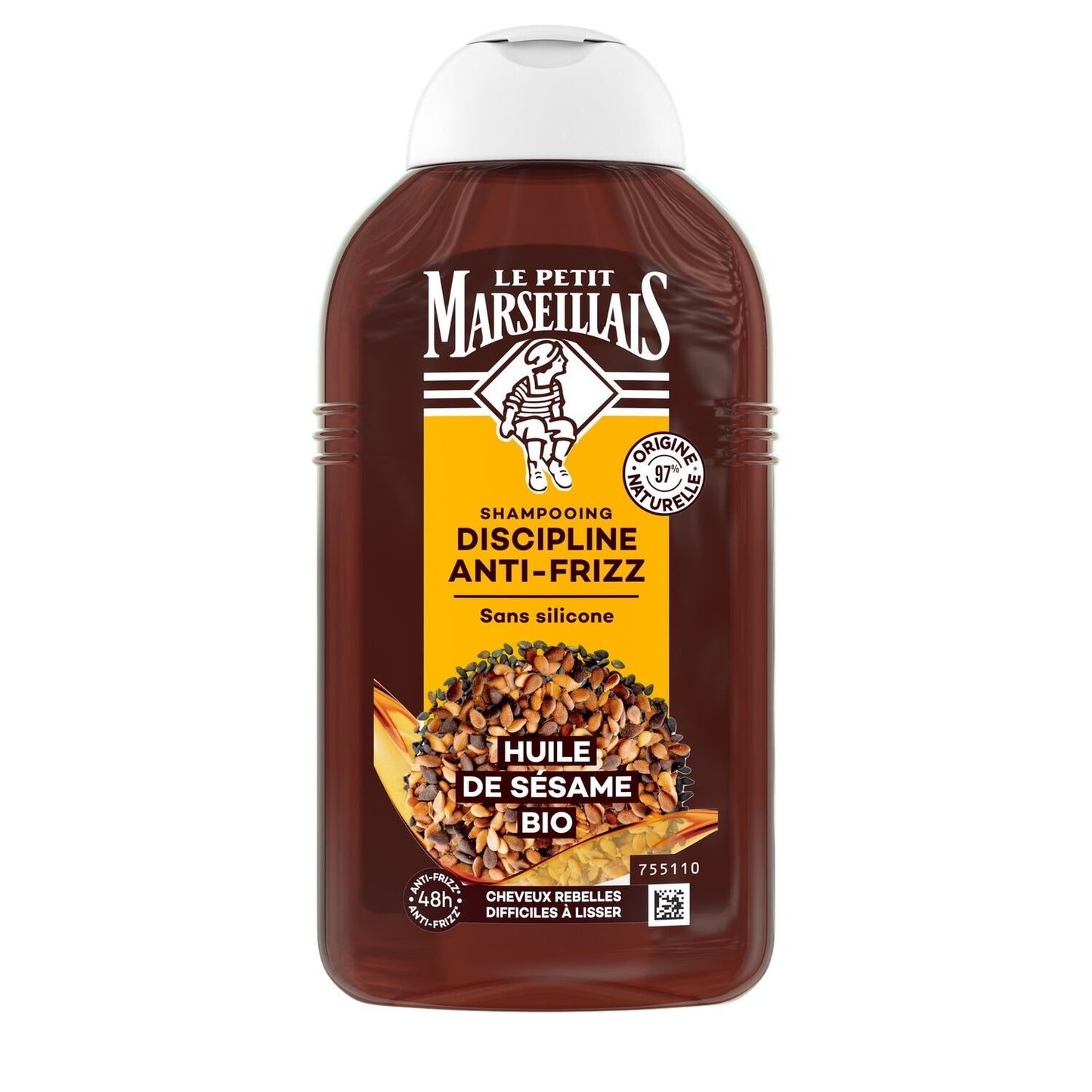 Shampoing Lissage Infusion Calendula Huile de Sésame LE PETIT MARSEILLAIS