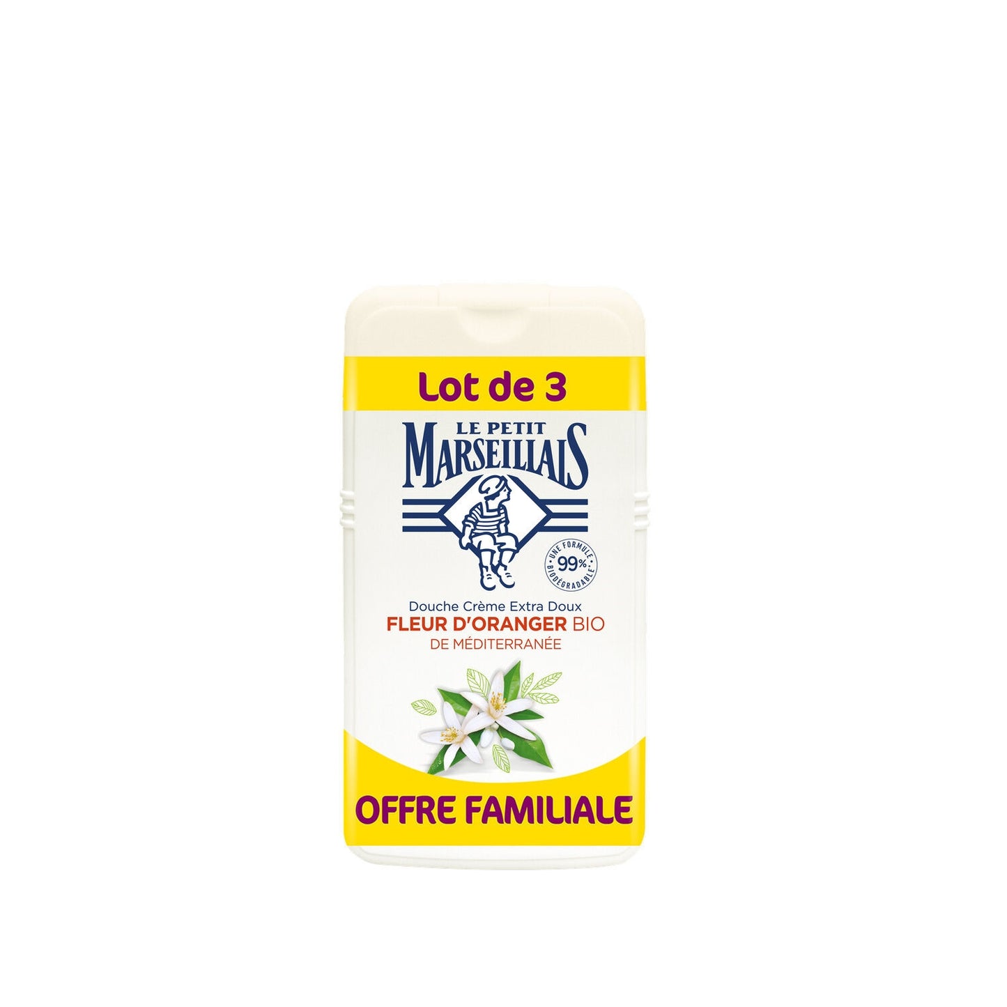 LE PETIT MARSEILLAIS Organic Orange Blossom Gentle Cream Shower Gel