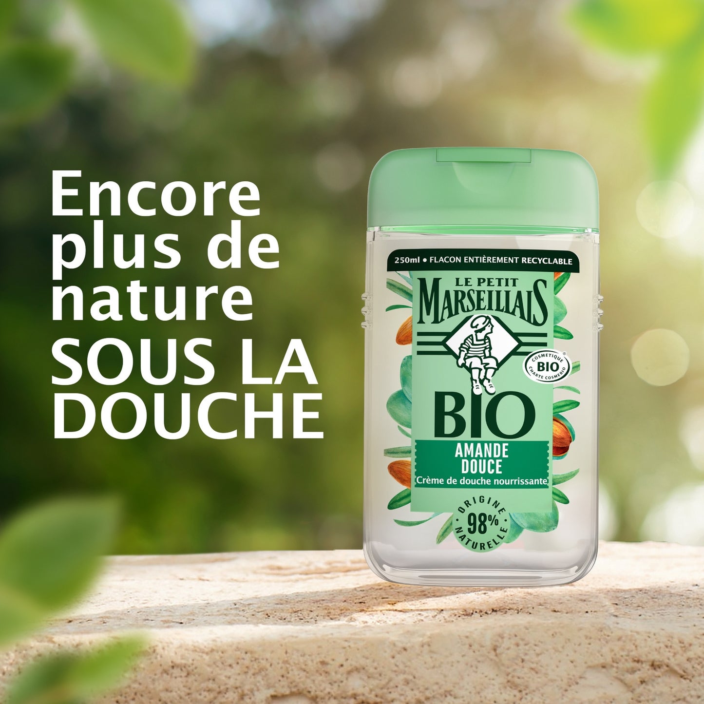 LE PETIT MARSEILLAIS Organic Nourishing Sweet Almond Shower Cream
