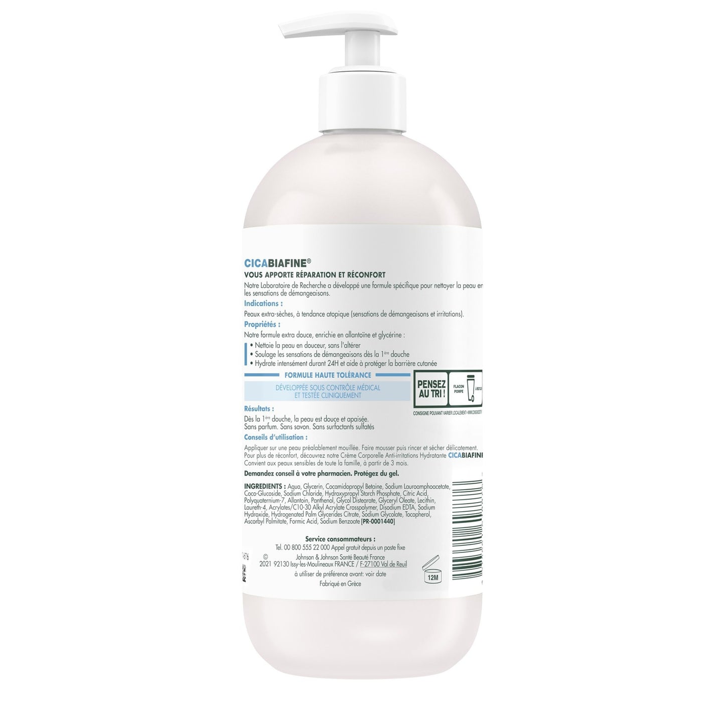 CICABIAFINE Feuchtigkeitsspendende Duschcreme gegen Reizungen