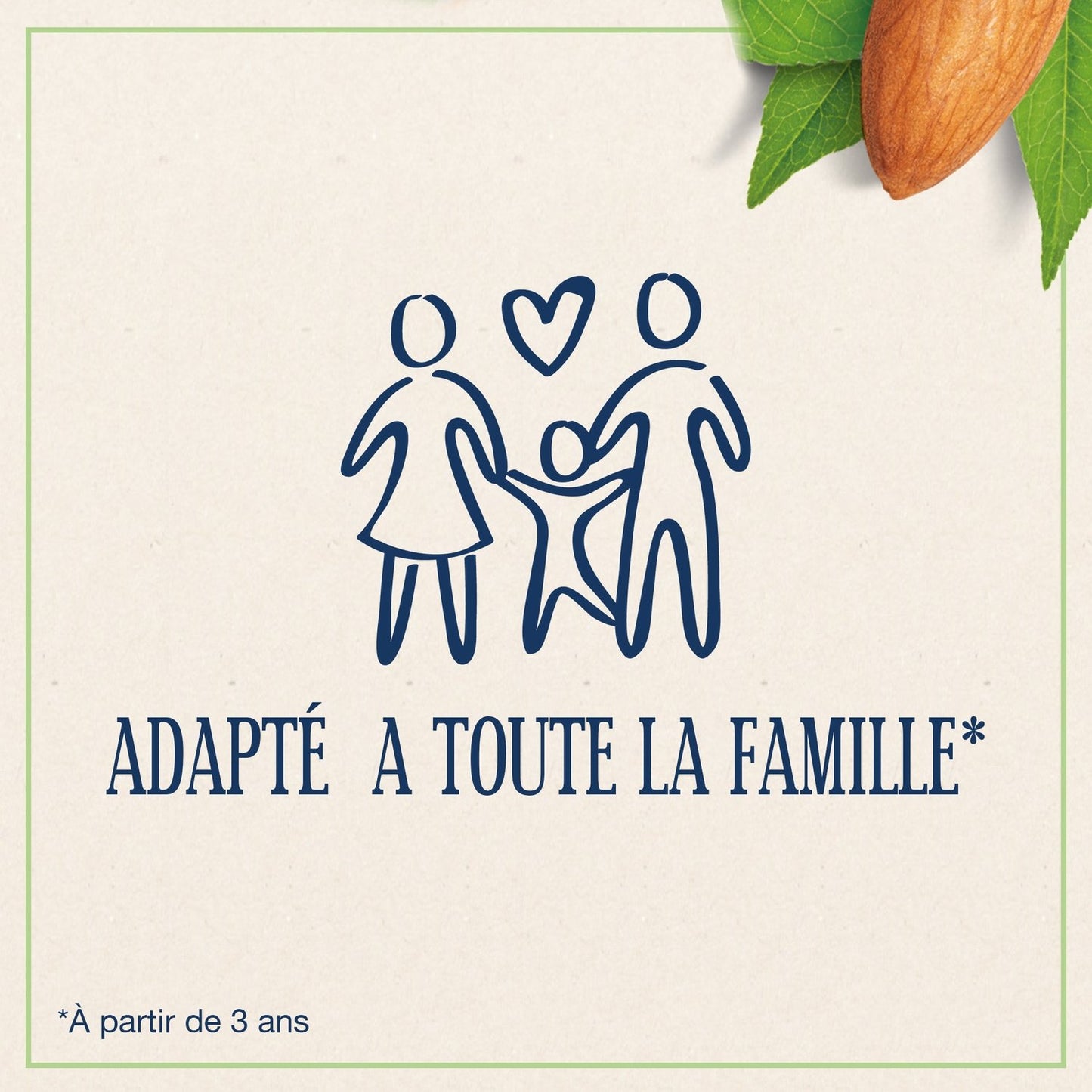 Savon Solide Mains & Corps Soin Surgras Huile d'Amande Douce LE PETIT MARSEILLAIS