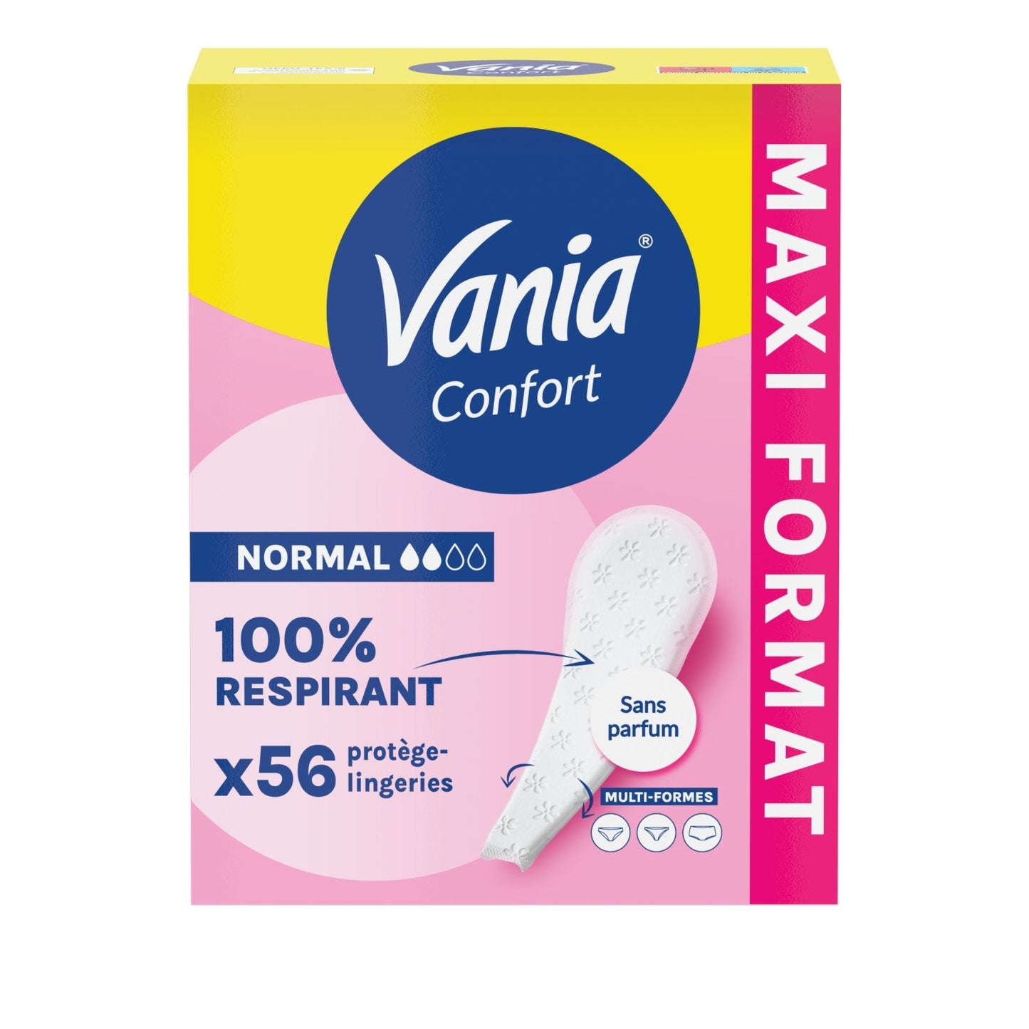 VANIA Comfort Multi-Shape Breathable Normal Panty Liner
