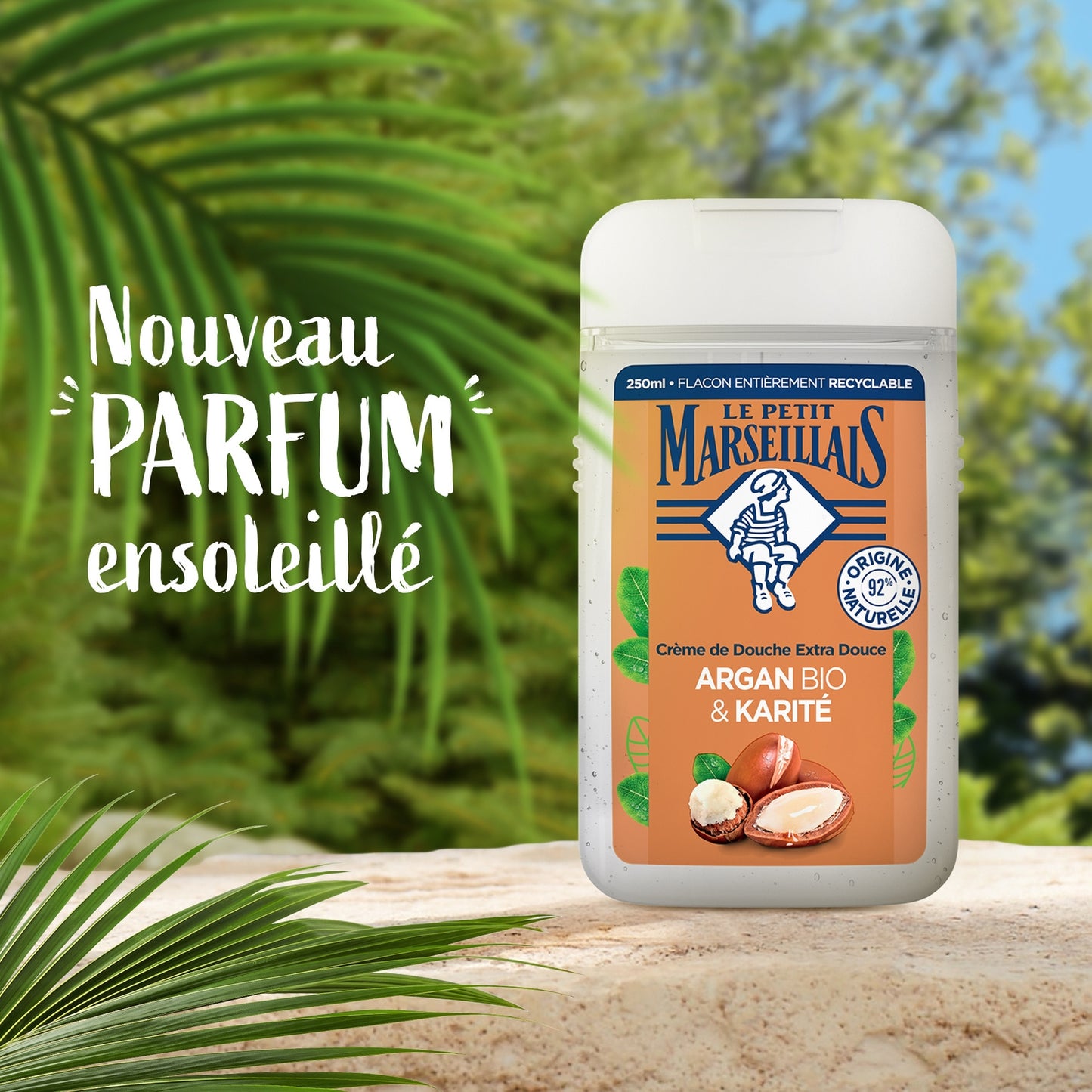 Gel Douche Argan et Karité Hydratant et Nourrissant Bio LE PETIT MARSEILLAIS