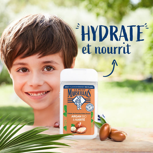 Gel Douche Argan et Karité Hydratant et Nourrissant Bio LE PETIT MARSEILLAIS