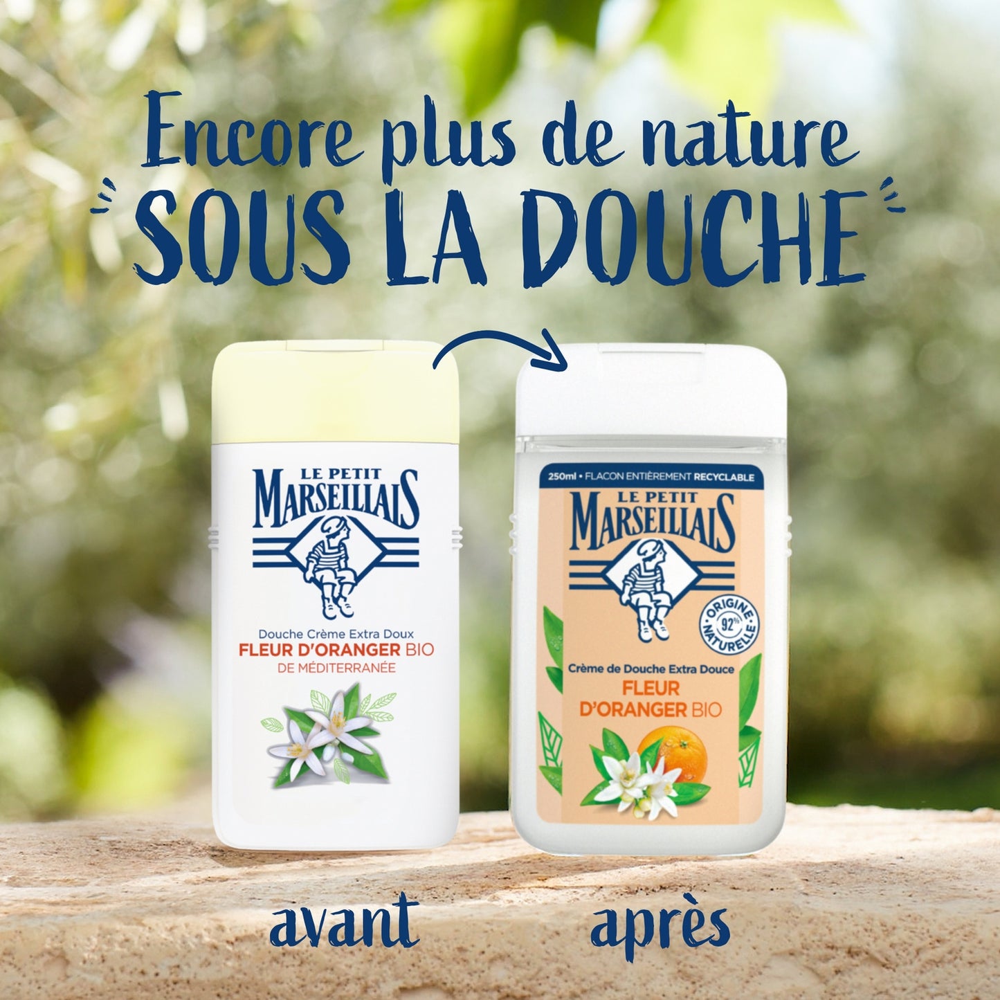 Gel Douche Hydratant Nourrissant Fleur d'Oranger Bio LE PETIT MARSEILLAIS