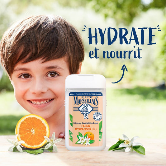 Gel Douche Hydratant Nourrissant Fleur d'Oranger Bio LE PETIT MARSEILLAIS