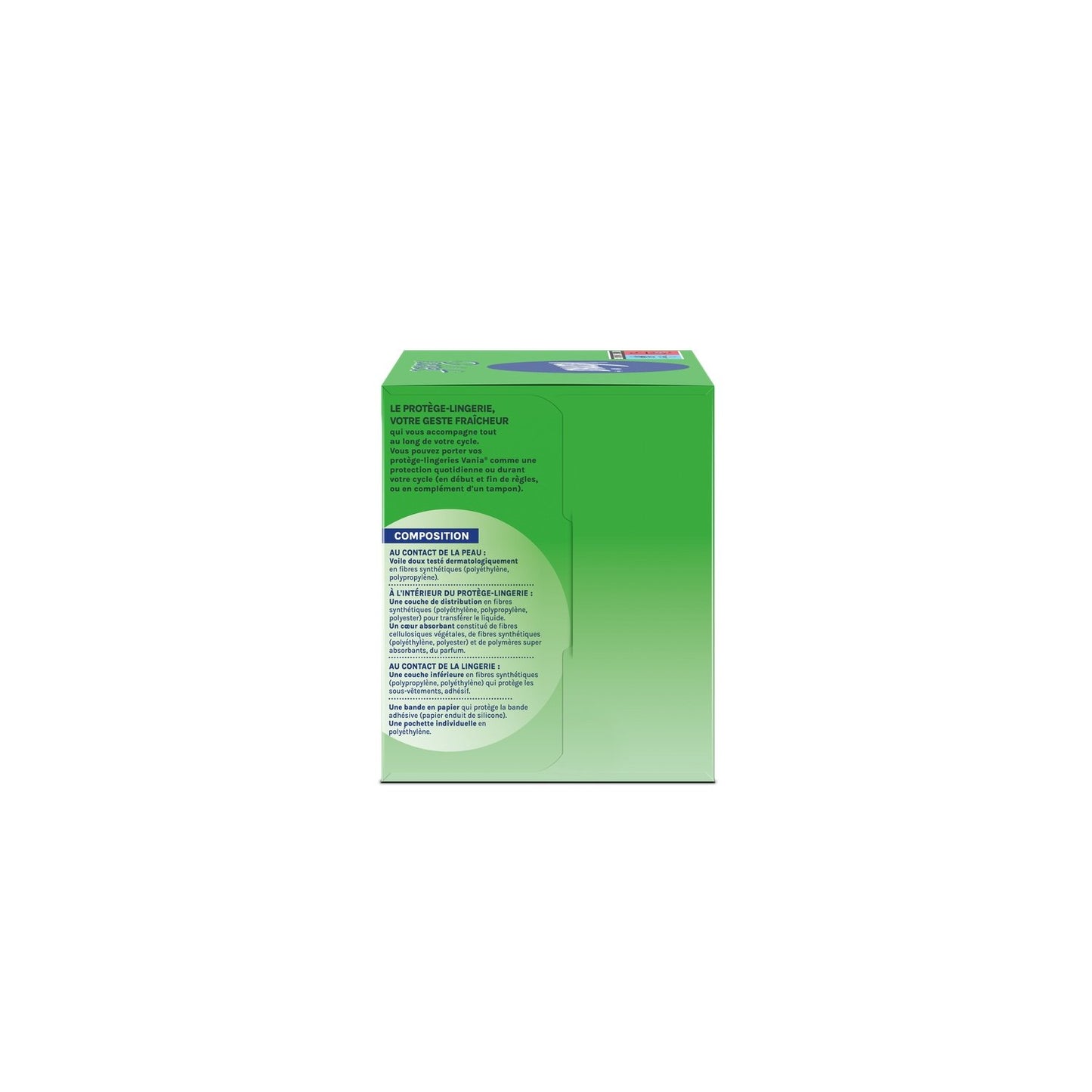 VANIA Pocket Absorbent Fibers Normal Panty Liners