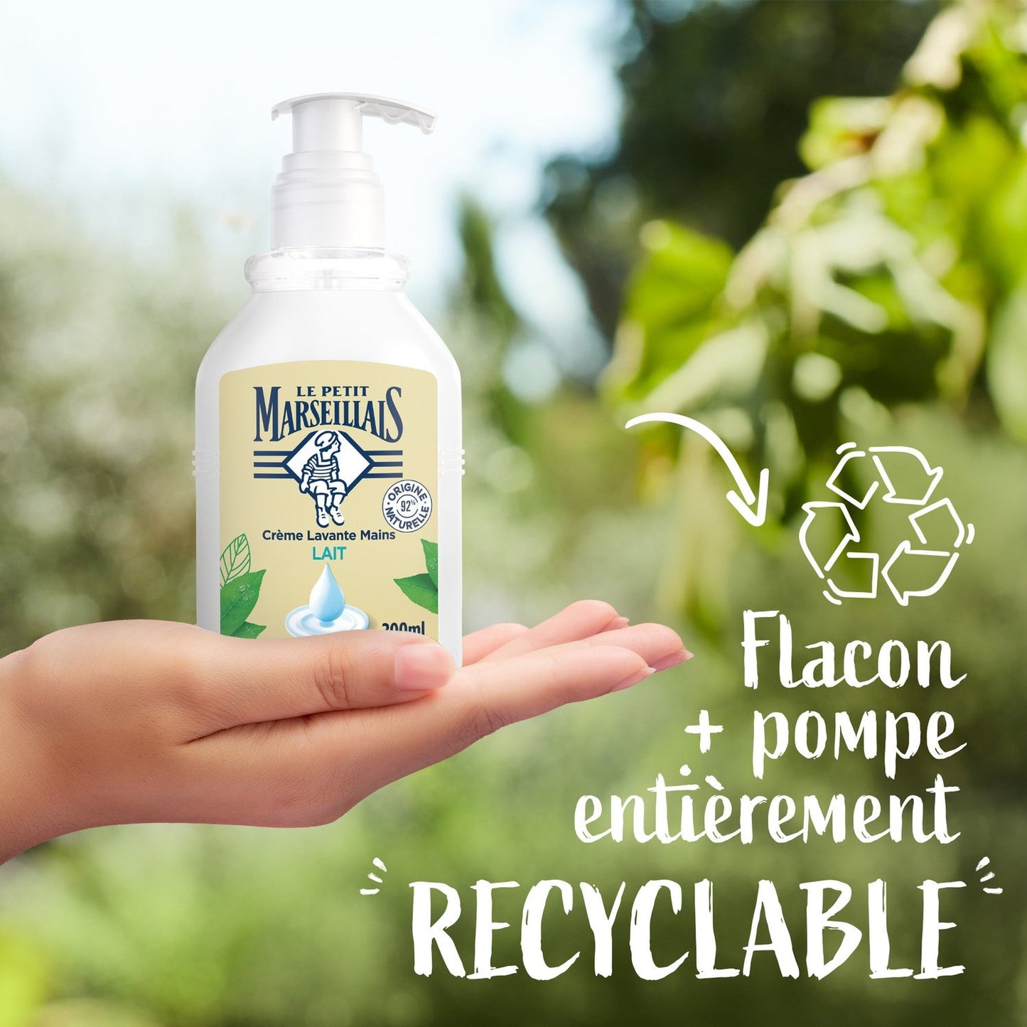 Savon Liquide Mains Lait LE PETIT MARSEILLAIS