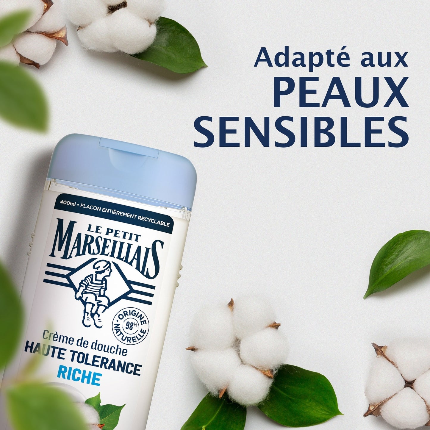 LE PETIT MARSEILLAIS High Tolerance Rich Cotton Flower Shower Cream