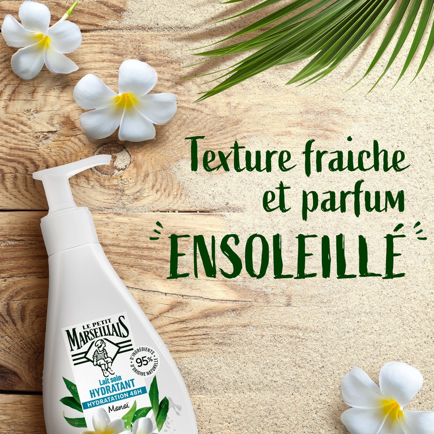 Moisturizing Body Lotion with Monoi LE PETIT MARSEILLAIS