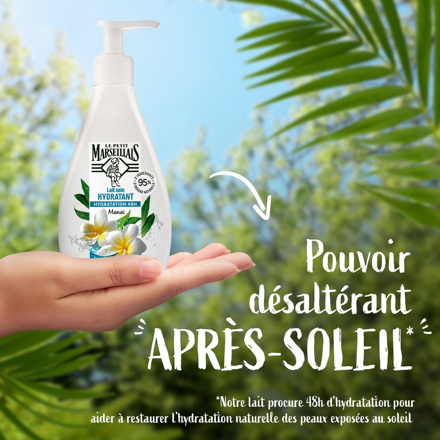 Moisturizing Body Lotion with Monoi LE PETIT MARSEILLAIS