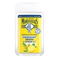 Gel Douche Extra Doux Energisant Mimosa et Citron Bio LE PETIT MARSEILLAIS le flacon de 250mL