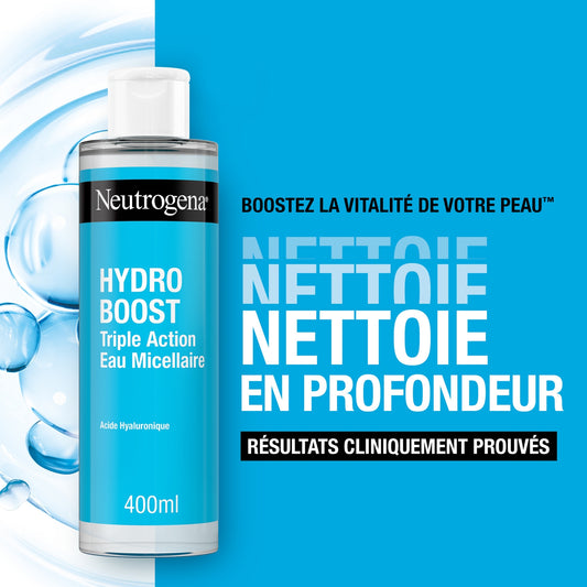 Eau Micellaire Visage Peau Sensible Hydra Boost Acide Hyaluronique NEUTROGENA