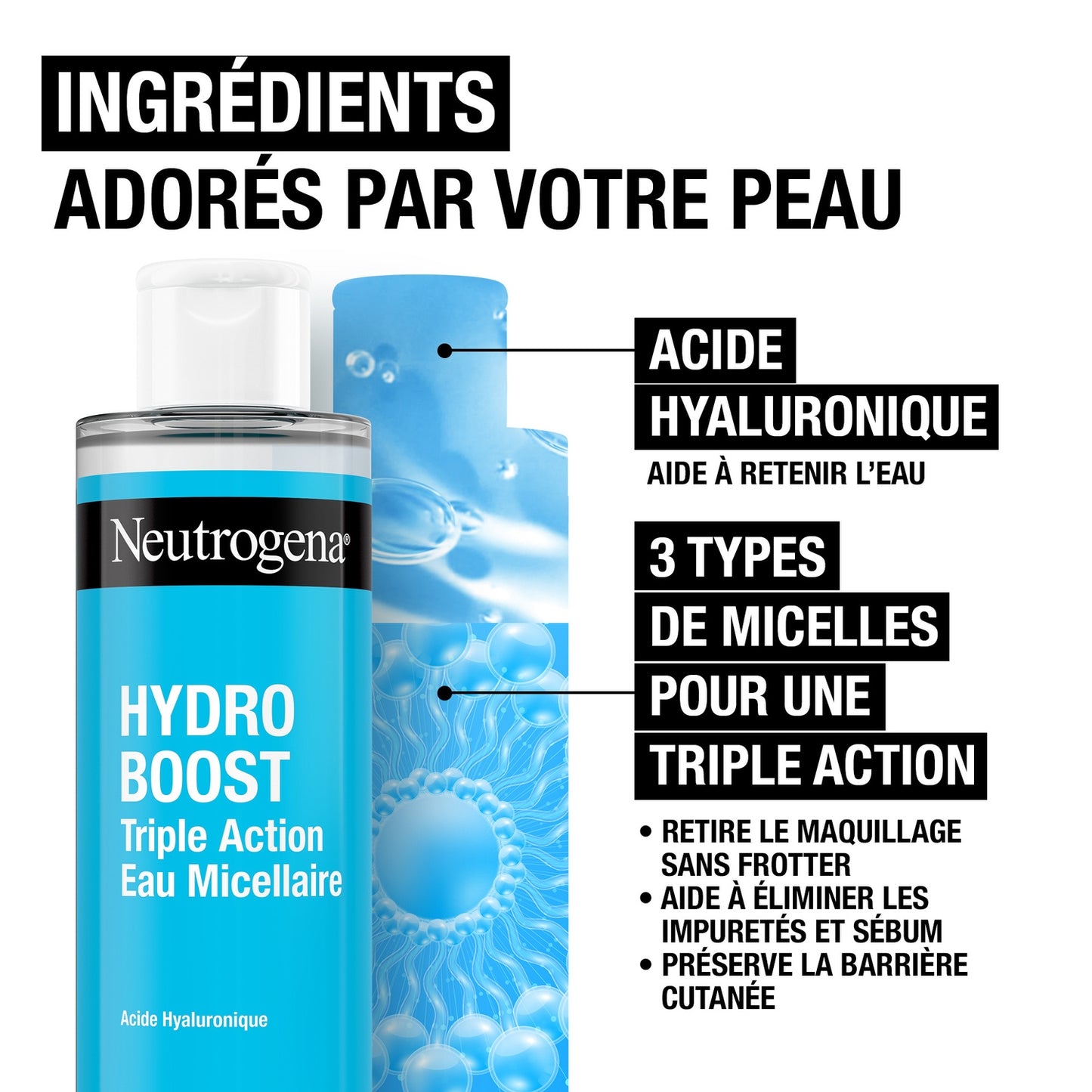 Micellar Face Water Sensitive Skin Hydra Boost Hyaluronic Acid NEUTROGENA