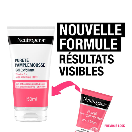 Soin Visage Pureté Pamplemousse Gel Exfoliant à la Vitamine C à l'Acide Salicylique NEUTROGENA