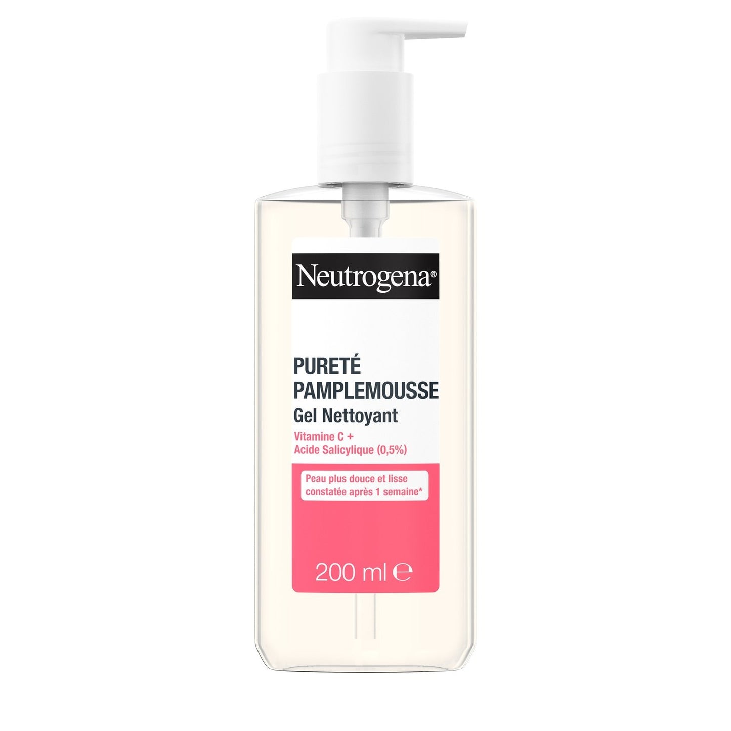 Soin Visage Pureté Pamplemousse Gel Exfoliant à la Vitamine C à l'Acide Salicylique NEUTROGENA le flacon de 200mL
