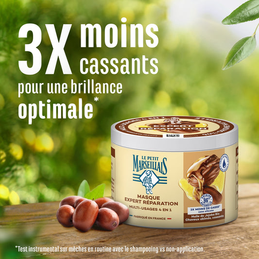 Masque Capillaire Expert Réparation Huile de Jojoba LE PETIT MARSEILLAIS