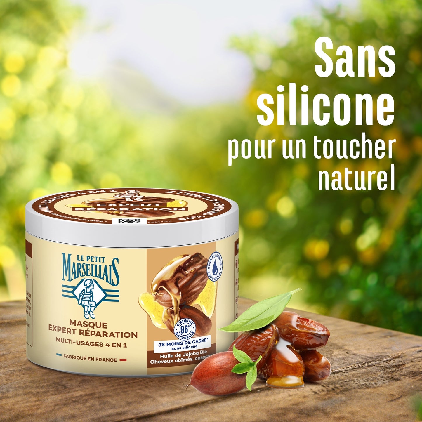 Masque Capillaire Expert Réparation Huile de Jojoba LE PETIT MARSEILLAIS
