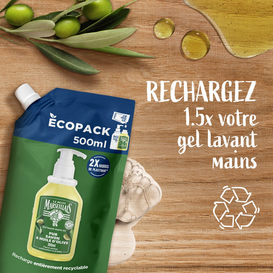 Savon Liquide Recharge Huile d'Olive LE PETIT MARSEILLAIS