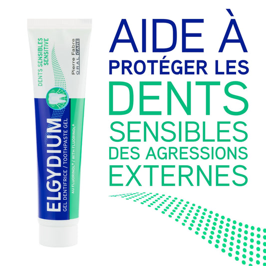 Dentifrice Gel Dents Sensibles Fluorinol ELGYDIUM