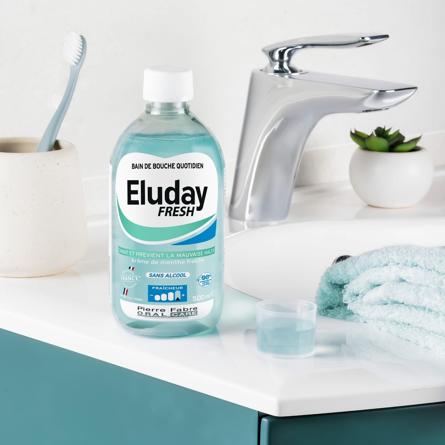 Eluday Fresh Long-Lasting Alcohol-Free Mouthwash Against Bad Breath ELUDAY CARE